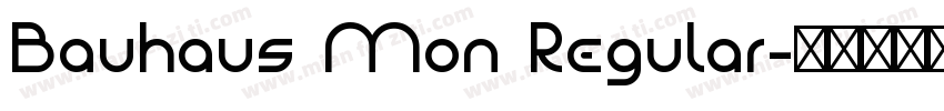 Bauhaus Mon Regular字体转换